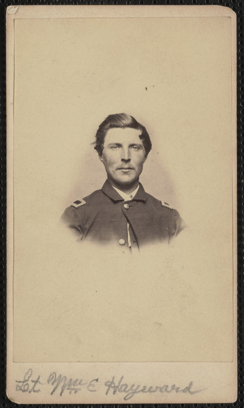 1st Massachusetts, Joseph H. Dalton Lieutenant, Lieutenant William E. Hayward