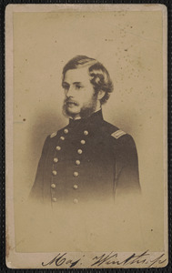 Theodore Winthrop, Private in 7th Regiment New York State National Guard, promoted to Major at Fort Monroe Virginia, killed at Great Bethel Virginia June 10, 1861[?]