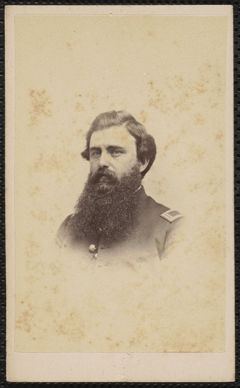W. [William] H. Woodman, Lieutenant, Company A, 1st Battalion Massachusetts Volunteer [Heavy] Artillery