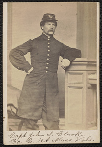 Captain John S. Clark, Company E, 1st Massachusetts Volunteers