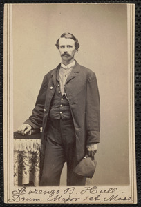Lorenzo B. Hull, Drum Major, 1st Massachusetts