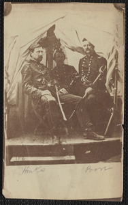 Field Officers, 8th Massachusetts Volunteer Militia, 3 months, [Edward W.] Hinks, [Ben Purley] Poore