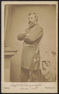 Captain S. [Samuel] Langmaid, Massachusetts 14 Light [sic, s/b 1st Massachusetts Heavy Artillery]