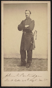 John N. Partridge, Lieutenant, Company D, 24th Regiment Massachusetts Volunteers