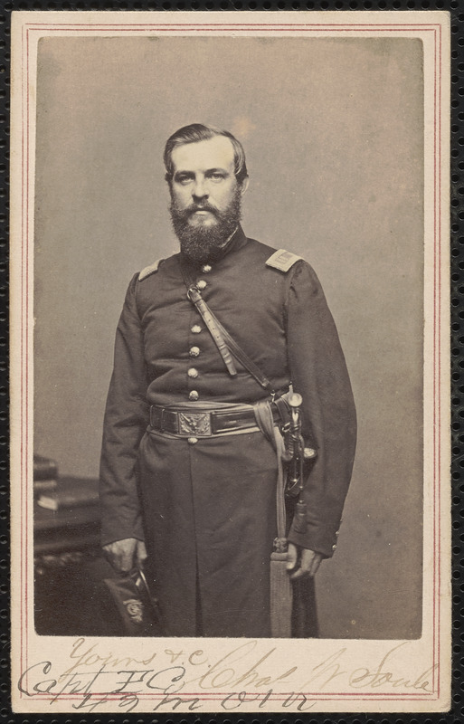 Yours, Charles W. Soule, Captain, F Company, 43 Massachusetts Volunteer Militia, Captain, Company F, Massachusetts Volunteer Militia, 43, August 15, 1863