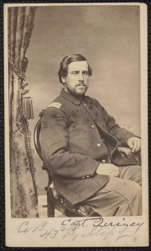 43d [Massachusetts Infantry] Captain [Edward G.] Quincy, Company B ...