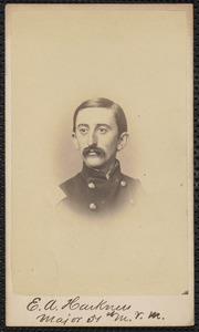 E. A. Harkness, Adjutant, 23rd Massachusetts, Major, 51st Massachusetts E. A. Harkness, Major, 51st Massachusetts Volunteer Militia
