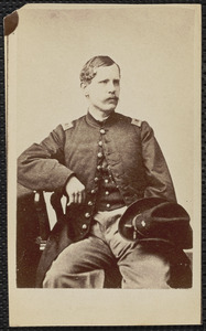 Ansel B. Randall, Captain, 56th Massachusetts, killed at Petersburg, Virginia, April 2, 1865