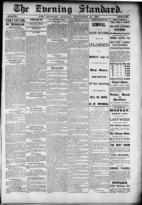 Evening Standard. September 12, 1887 - Digital Commonwealth