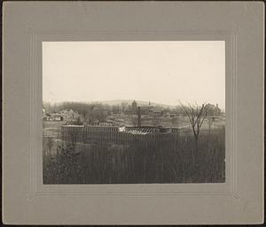 Old Berkshire Mill, 1911, wind damaged roof