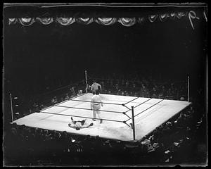 Unidentified boxing match