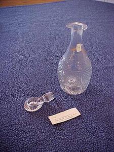 English mold blown glass decanter