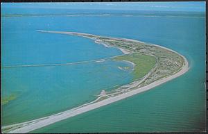 Aerial view of the tip of Cape Cod, Mass.