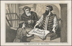 Ayer's Almanach - the invention of printing.