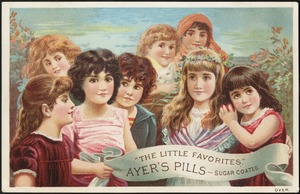 "The Little Favorites." Ayer's Pills - sugar coated.