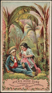 Ayer's Ague Cure is warranted to cure fever & ague and all malarial disorders