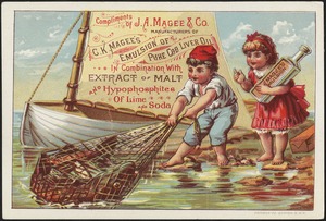 C. K. Magee's emulsion of pure cod liver oil in combination with extract of malt and hypophosphites of lime and soda
