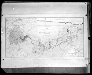 Maps, map of present and proposed works, Nashua, Sudbury and Cochituate Watersheds, Mass., Dec. 1894