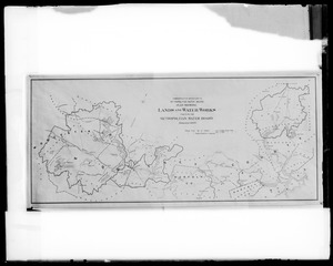 Maps, lands and water works taken by Metropolitan Water Board, Mass., Jan. 1, 1898