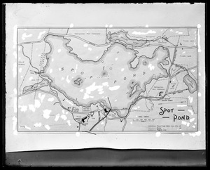 Maps, Spot Pond and surrounding land, Stoneham, Mass., Dec. 1900