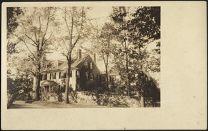 Ashdale Farm. Photo Postcard of front of Main House, view from right.