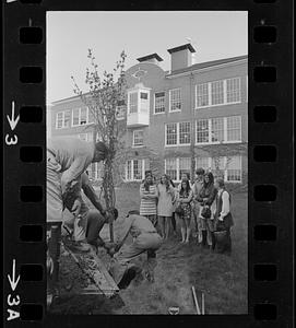 Curt Speckman memorial tree planting