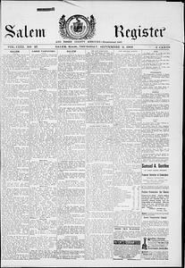 Salem Register and Essex County Mercury