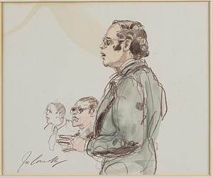 Magistrate Lawrence Cohen, Allen Abraham [i.e. Alan Abrahams] hearing, federal court