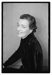 A woman posing
