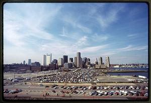 Boston 1987: Skyline of Boston from South Boston