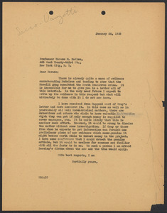 Herbert Brutus Ehrmann Papers, 1906-1970. Sacco-Vanzetti. Letters before and after execution, Jan. 26 - March 20, 1928. Box 16, Folder 1, Harvard Law School Library, Historical & Special Collections
