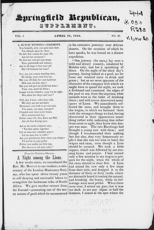 Springfield Republican Digital Commonwealth