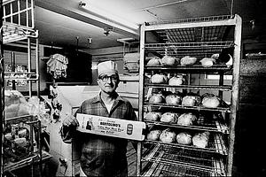 Bertolino's, baking bread