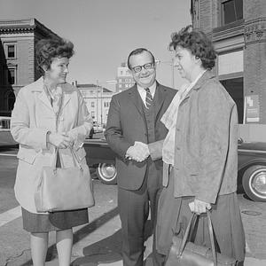 Joseph McGuire Campaigning Governor of Massachusetts, Pleasant & William Streets, New Bedford