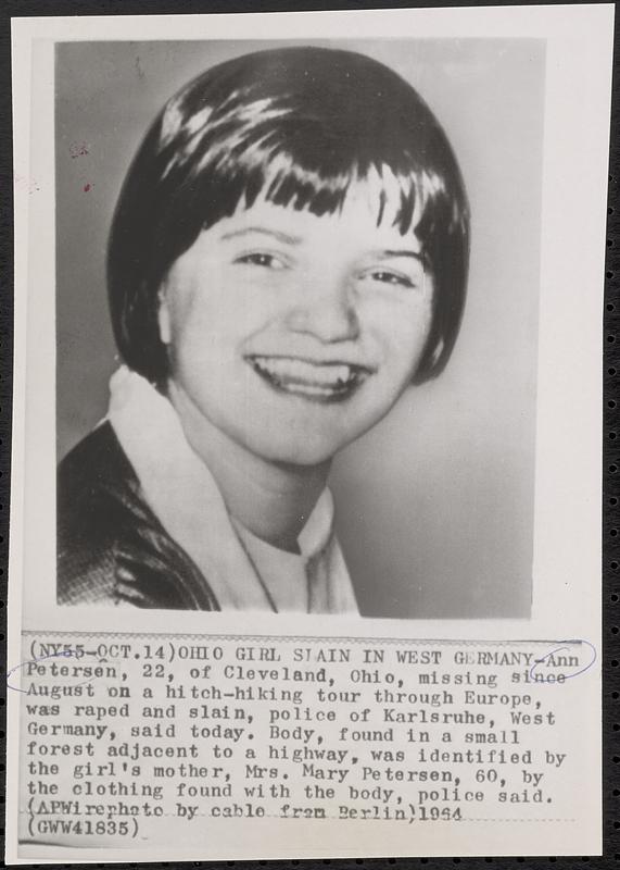 Ohio girl slain in West Germany