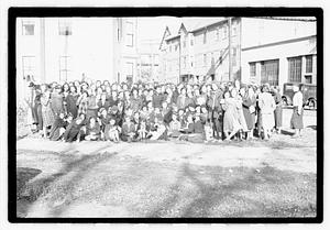 A group of young women
