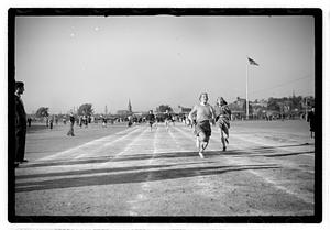 Girls running