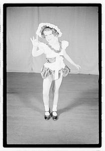 Girl dancer in costume