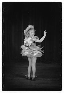 Girl dancer in costume