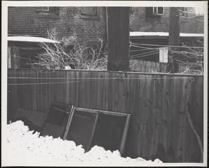 Backyard fence, Boston