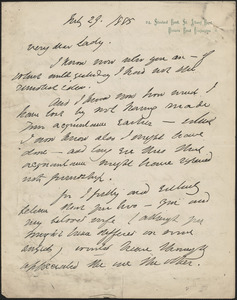 S. C. Hall autograph letter signed to [Victoria Woodhull Martin], London, July 29, 1885