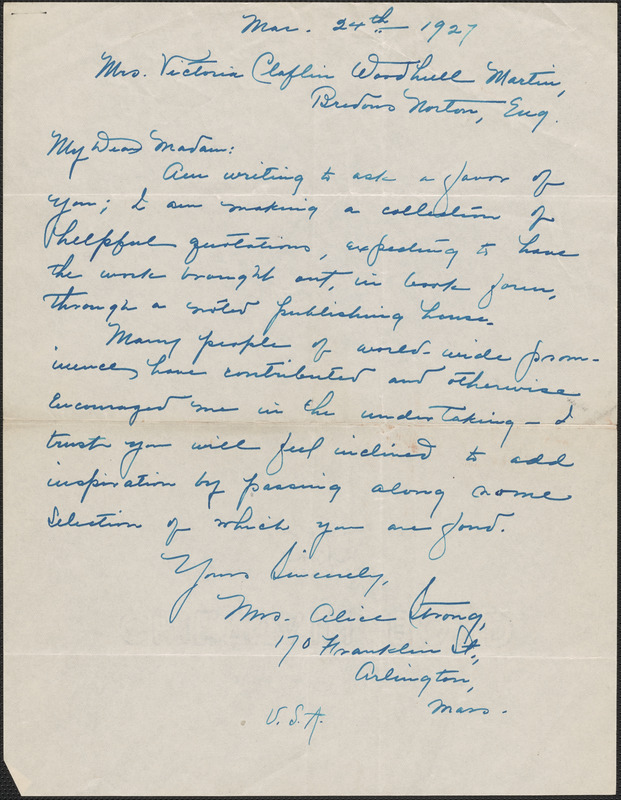 QUEEN VICTORIA, autograph letter signed, to Tennyson, 28 August 1883, The  Collection of a Connoisseur: History in Manuscript, 2020