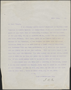 [John Biddulph Martin] typed letter signed (copy/initials) to [Robert Martin], December 18, 1895