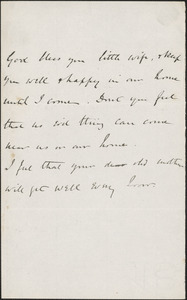 [John Biddulph Martin] autograph note to [Victoria Woodhull Martin], approximately 1883-1897