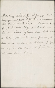 [John Biddulph Martin] autograph note to [Victoria Woodhull Martin], approximately 1883-1897