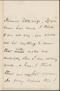 [John Biddulph Martin] autograph note to [Victoria Woodhull Martin], approximately 1883-1897