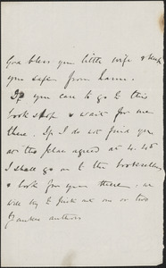 [John Biddulph Martin] autograph note to Victoria Woodhull Martin, approximately 1883-1897