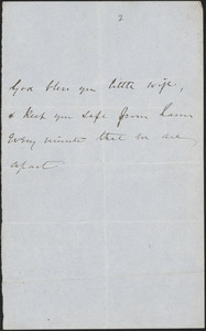 [John Biddulph Martin] autograph note to Victoria Woodhull Martin, approximately 1883-1897