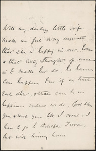 [John Biddulph Martin] autograph note to [Victoria Woodhull Martin], approximately 1883-1897