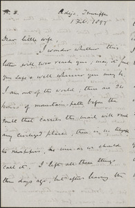 [John Biddulph Martin] autograph letter to [Victoria Woodhull Martin], Adeje, Tenerife, February 1, 1897